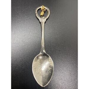 Vintage ALOHA FROM HAWAII Pineapple Silver Color Souvenir Collectors Spoon